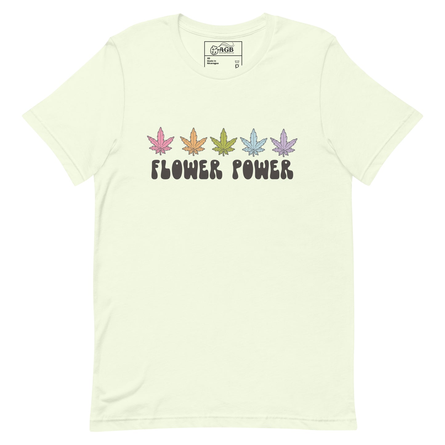 Canna-Flower Power Graphic T-shirt