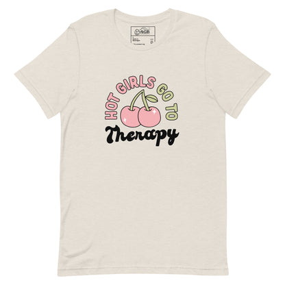 Hot Girls Go to Therapy Graphic T-shirt