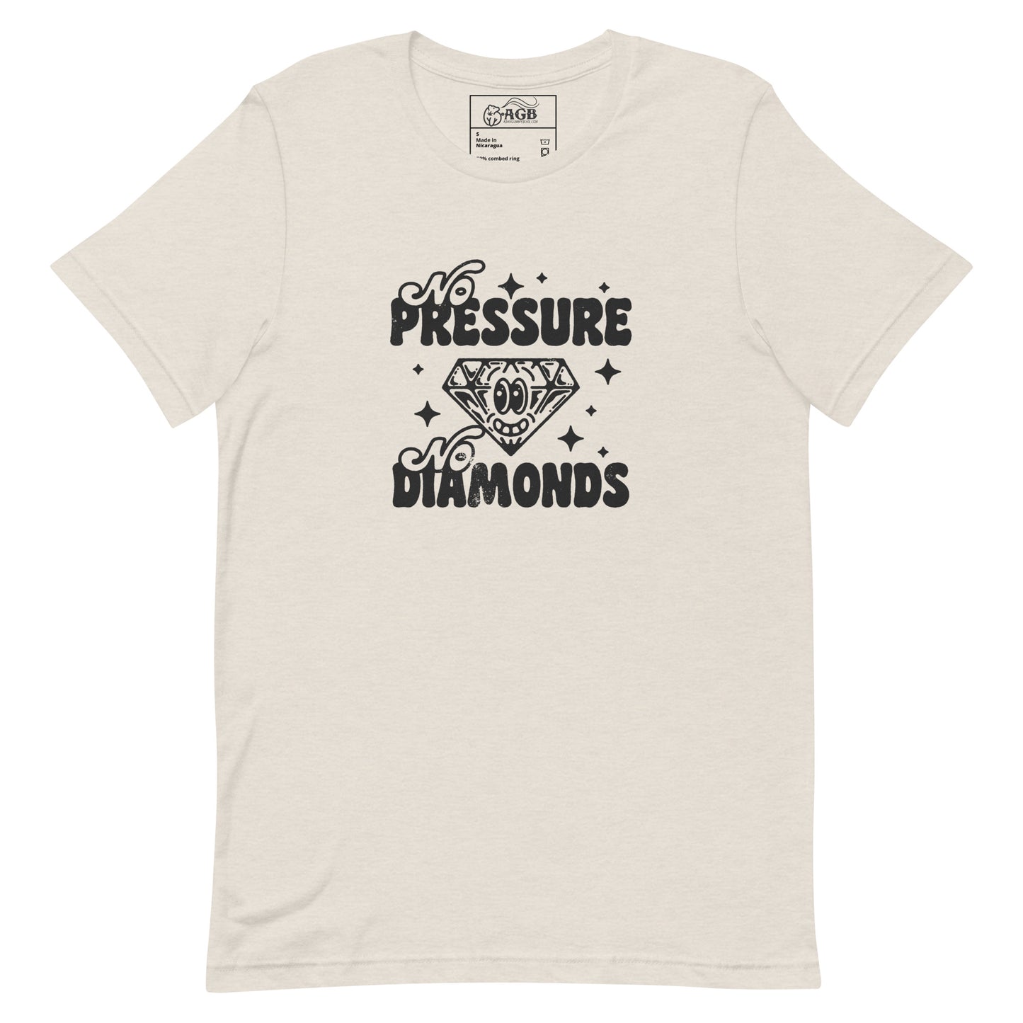 No Pressure No Diamonds Graphic T-shirt