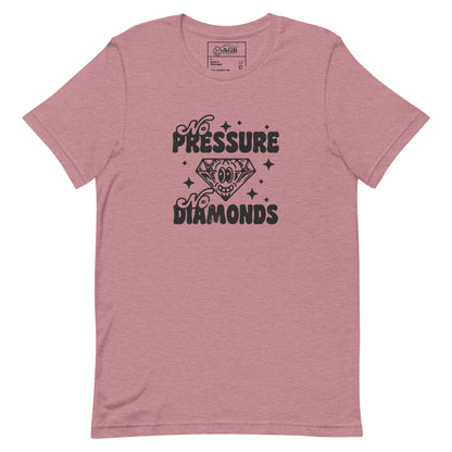 No Pressure No Diamonds Graphic T-shirt