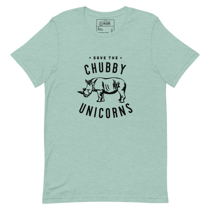 Save the Chubby Unicorns Graphic T-shirt