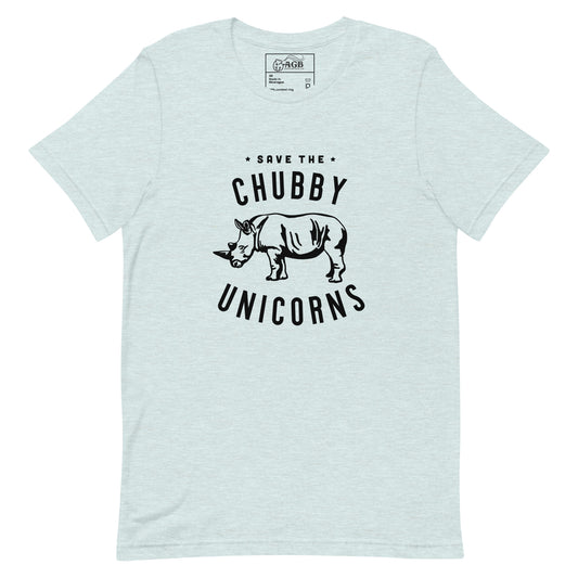 Save the Chubby Unicorns Graphic T-shirt