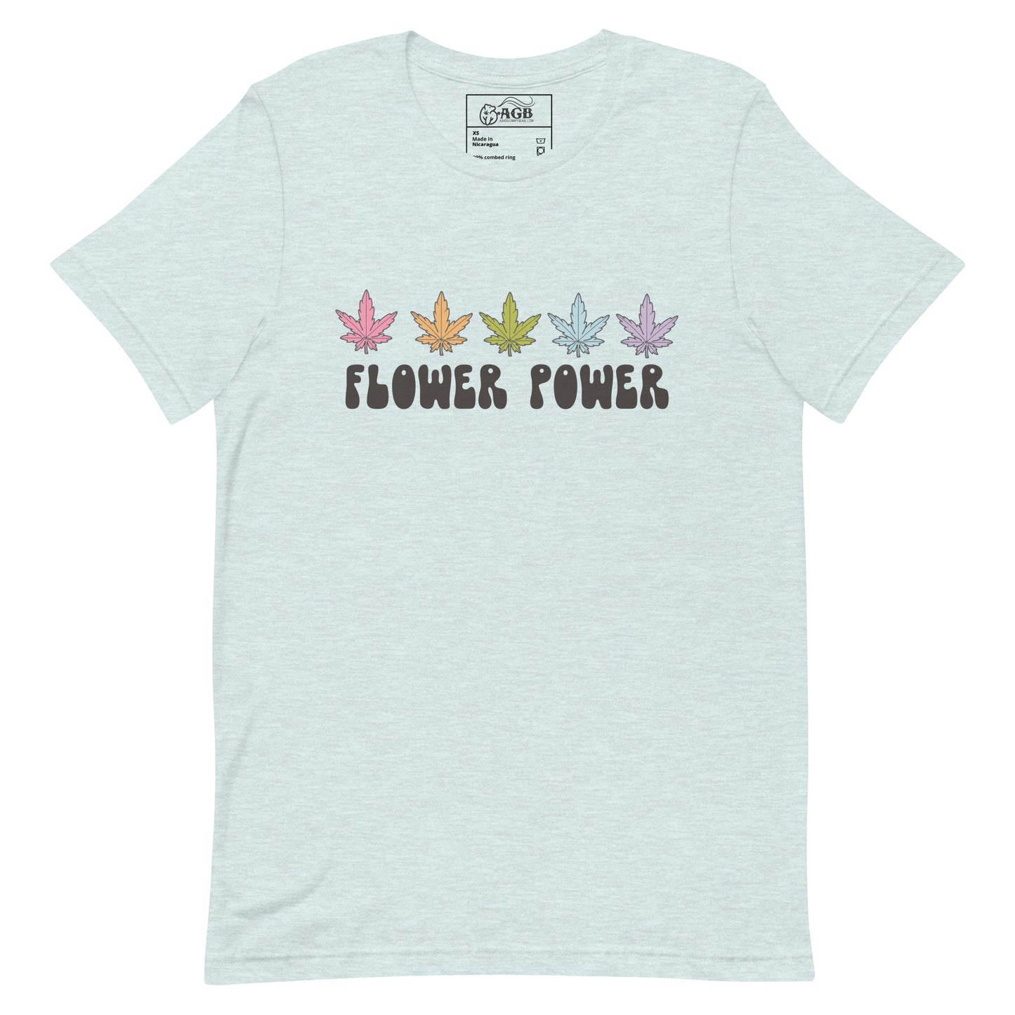 Canna-Flower Power Graphic T-shirt