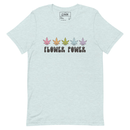 Canna-Flower Power Graphic T-shirt