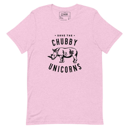 Save the Chubby Unicorns Graphic T-shirt