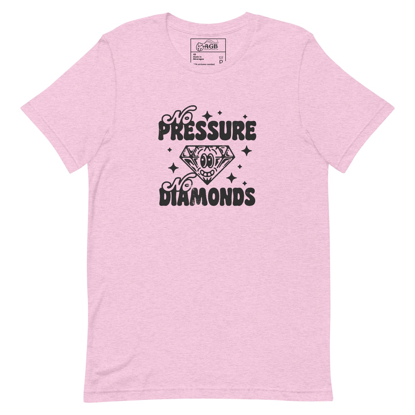 No Pressure No Diamonds Graphic T-shirt