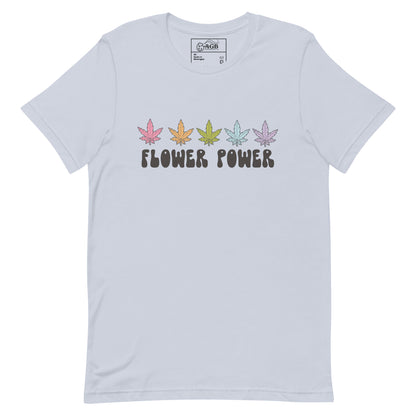 Canna-Flower Power Graphic T-shirt