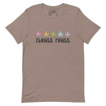 Canna-Flower Power Graphic T-shirt