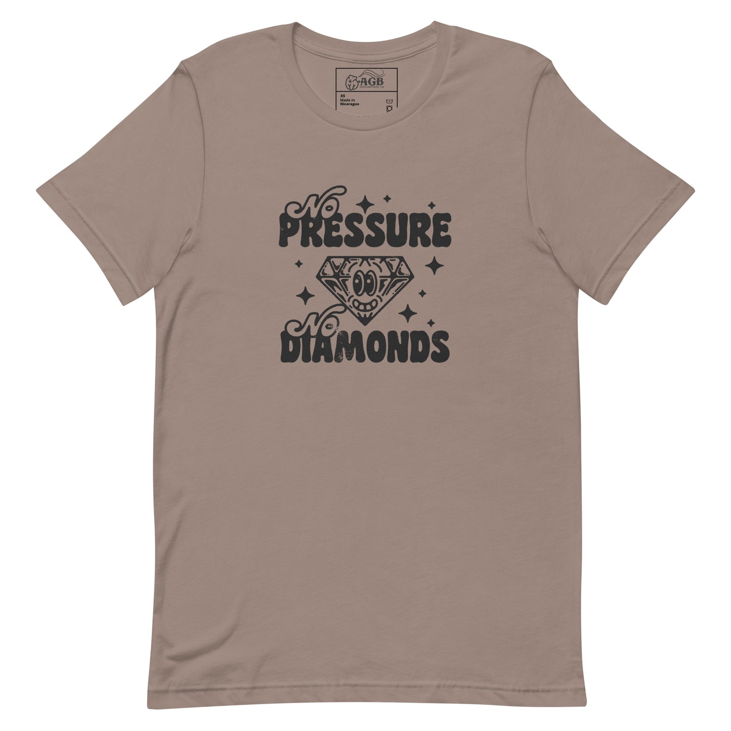 No Pressure No Diamonds Graphic T-shirt