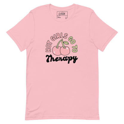 Hot Girls Go to Therapy Graphic T-shirt