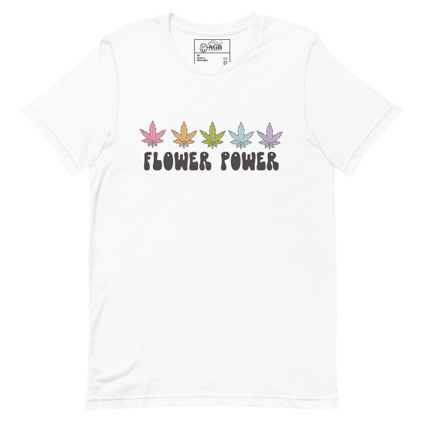 Canna-Flower Power Graphic T-shirt