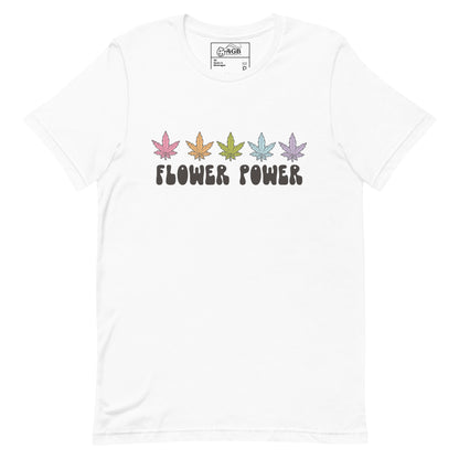 Canna-Flower Power Graphic T-shirt