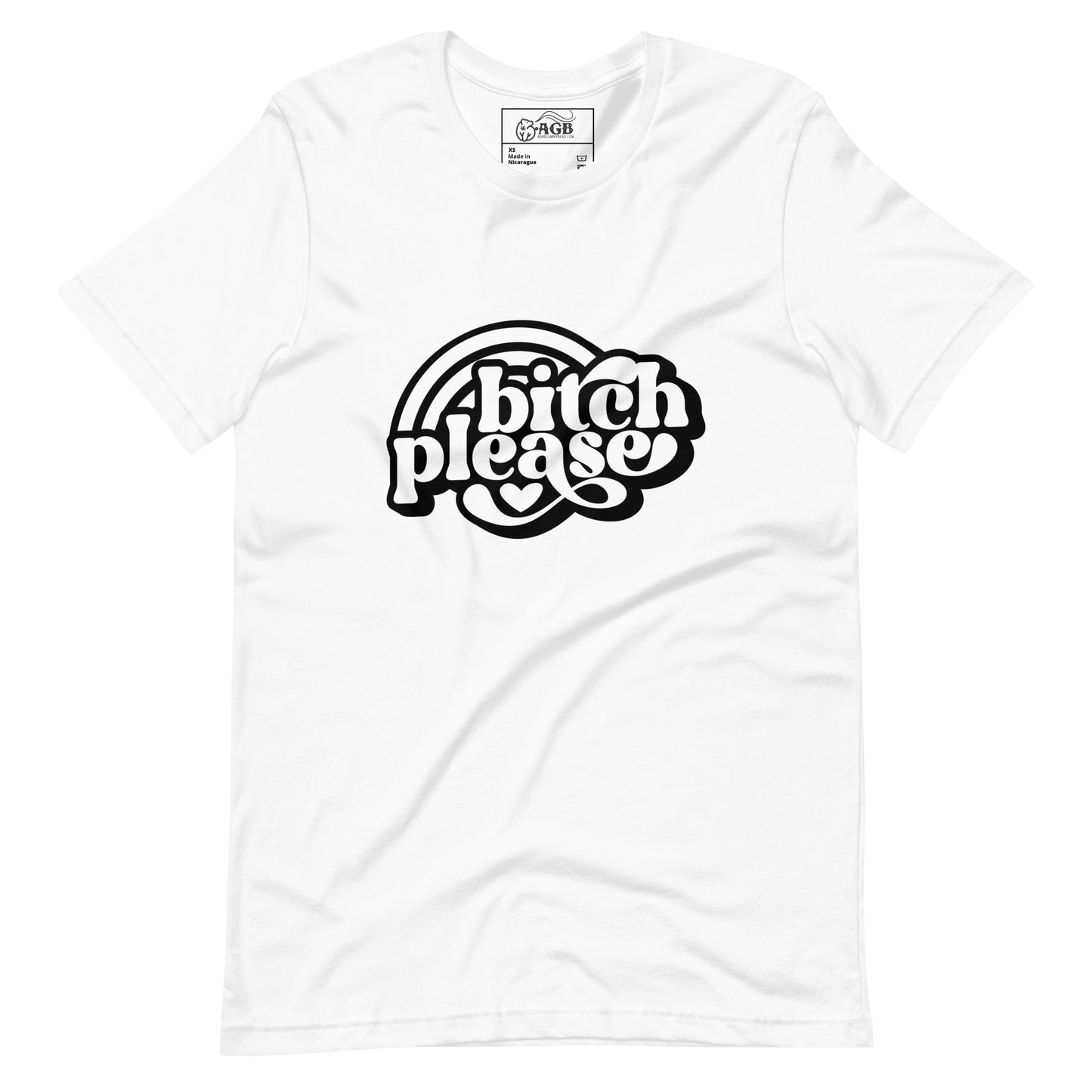 Bitch Please with Rainbows Graphic T-shirt