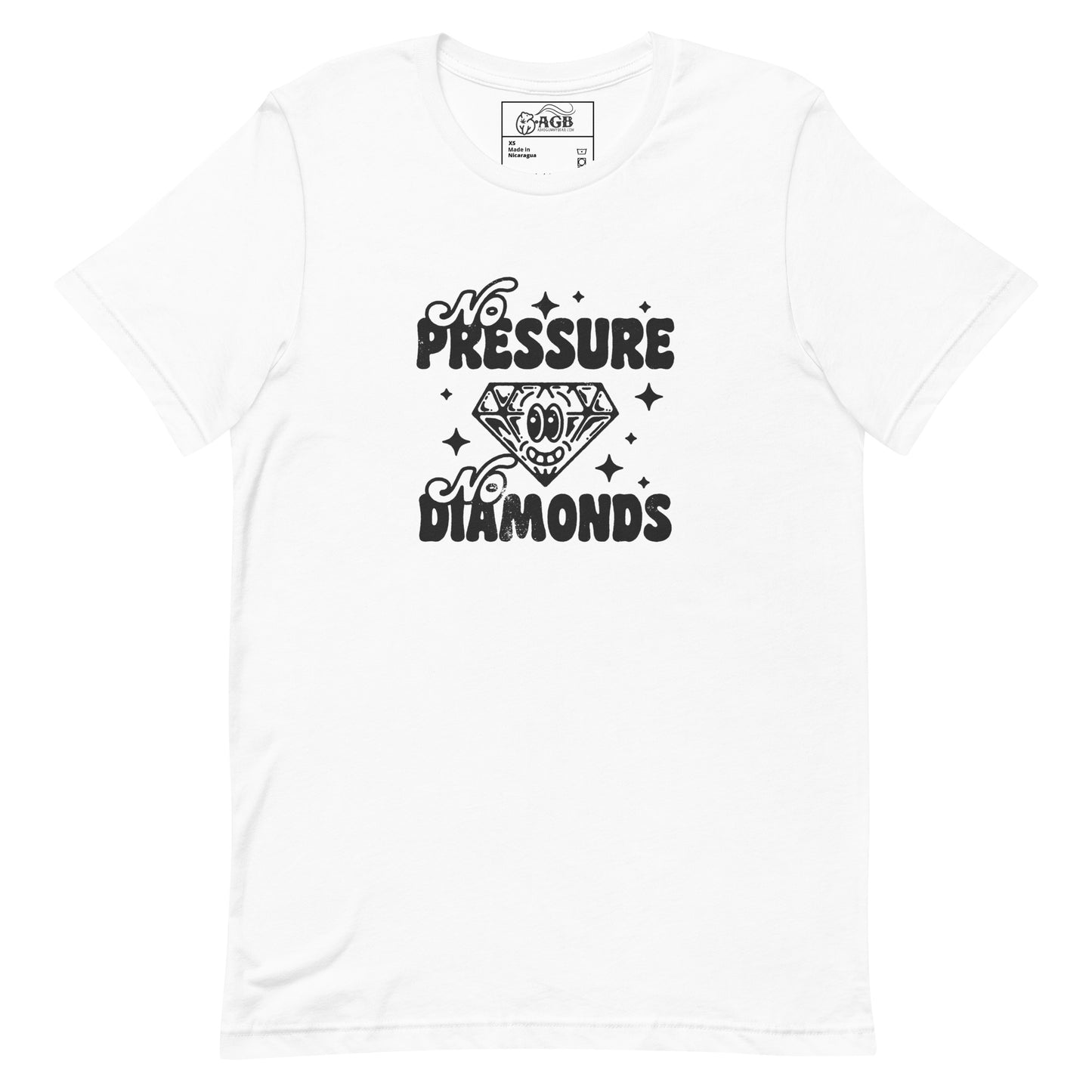 No Pressure No Diamonds Graphic T-shirt