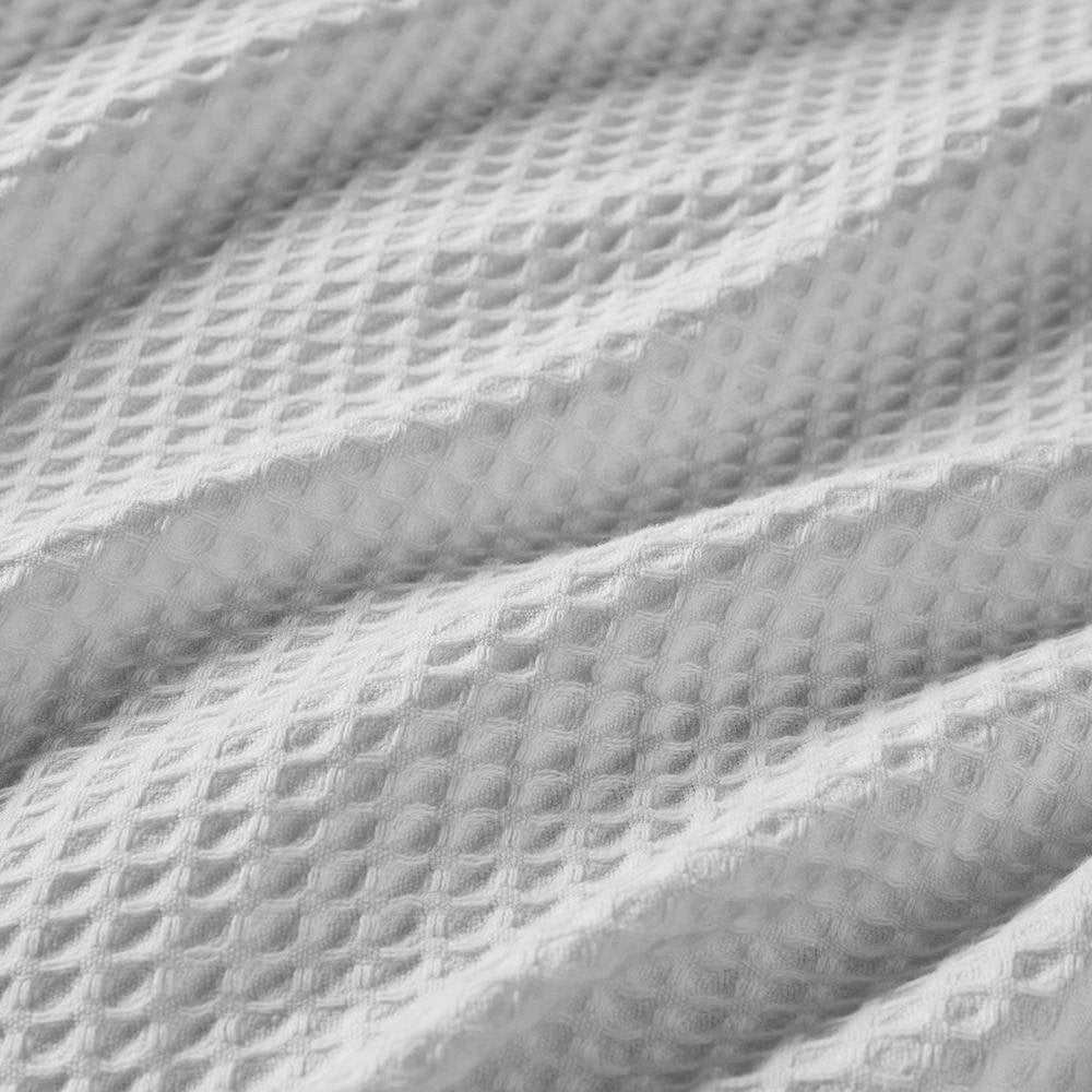 Waffle Weave Blanket 100% Cotton Blanket, Grey