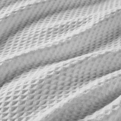 Waffle Weave Blanket 100% Cotton Blanket, Grey