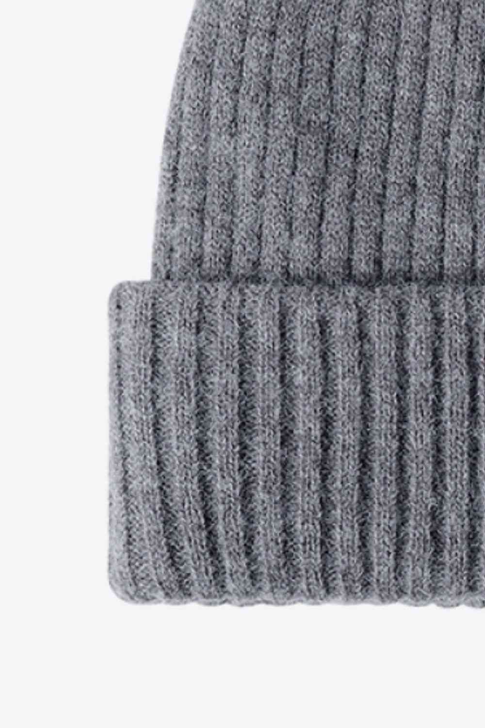 "Happy" Patch Beanie