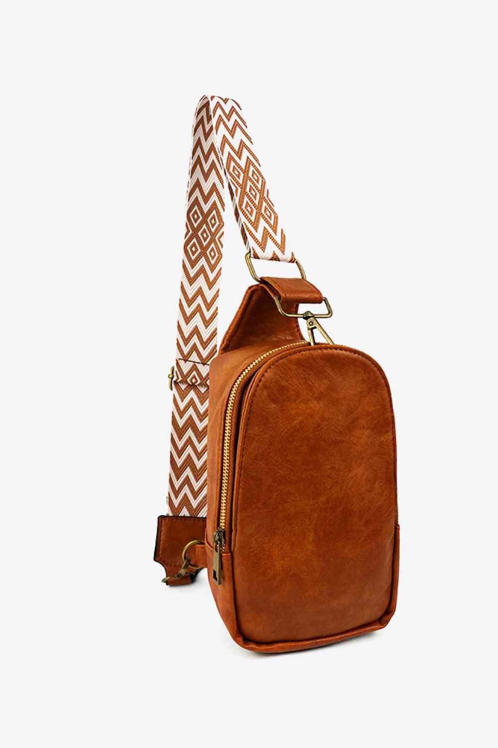 Random Pattern Adjustable-Strap Sling Bag