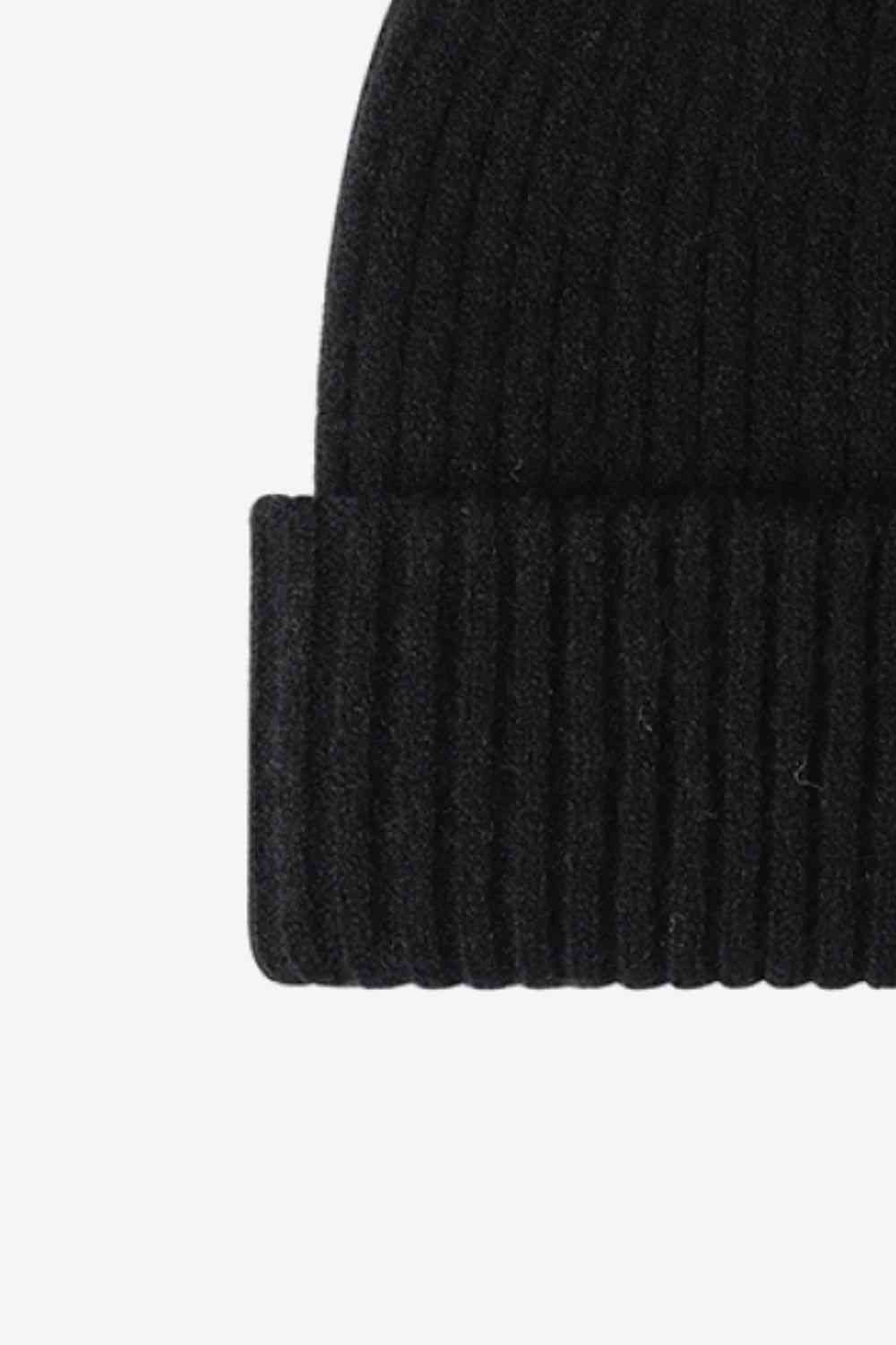 "Happy" Patch Beanie