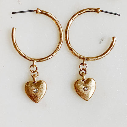 Perfect Heart Earrings Set Of 3