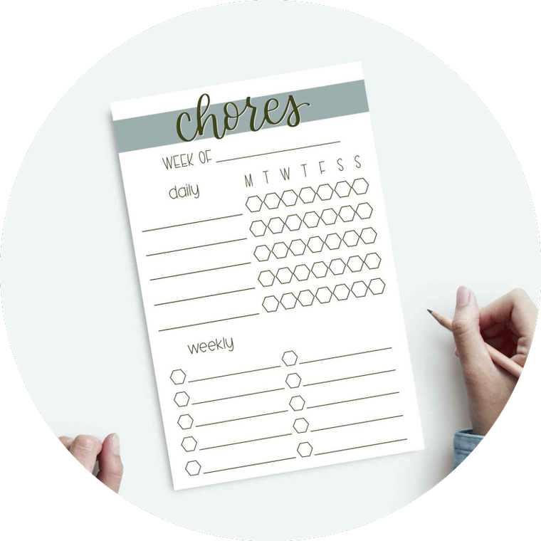 Chore Chart Notepad